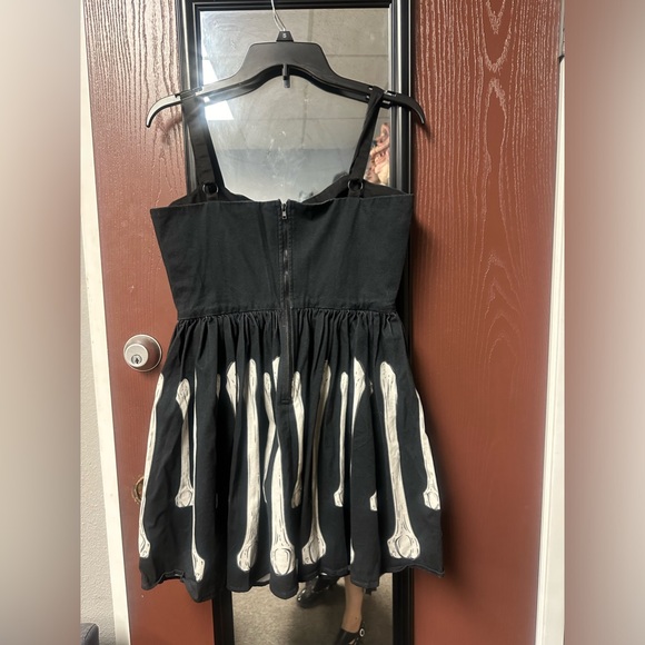 Oblong box skeleton dress Halloween large unique vintage - Picture 4 of 9